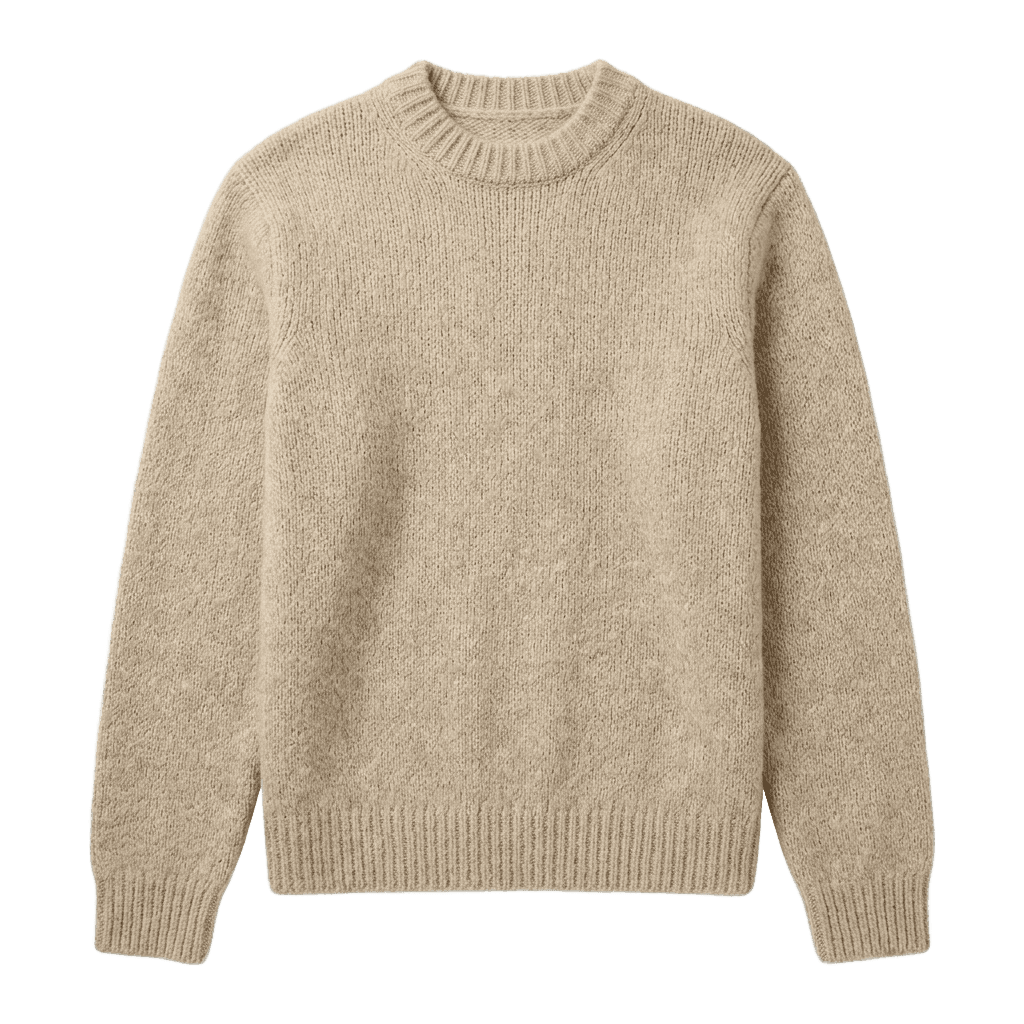 Beige Wool Sweater