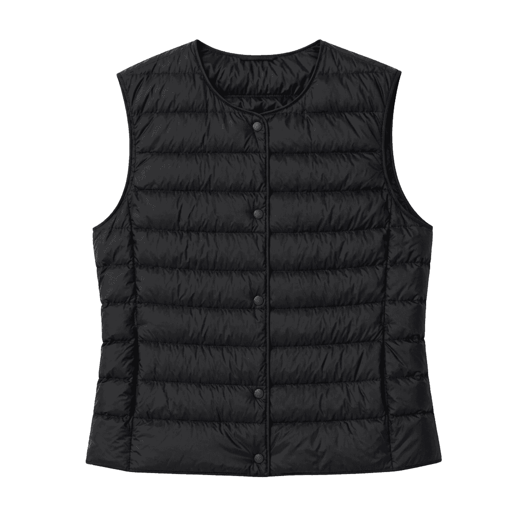 Black quilted/puffer vest