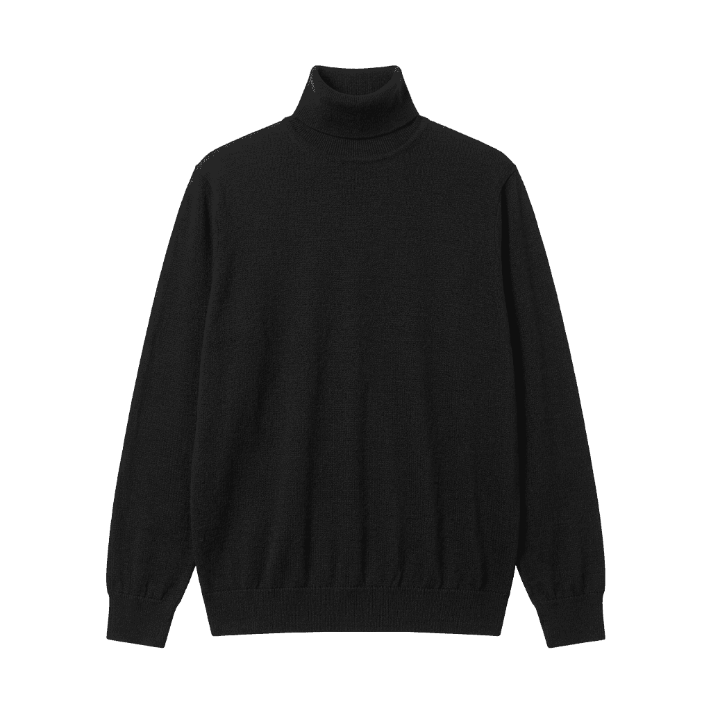 Black Turtleneck Sweater