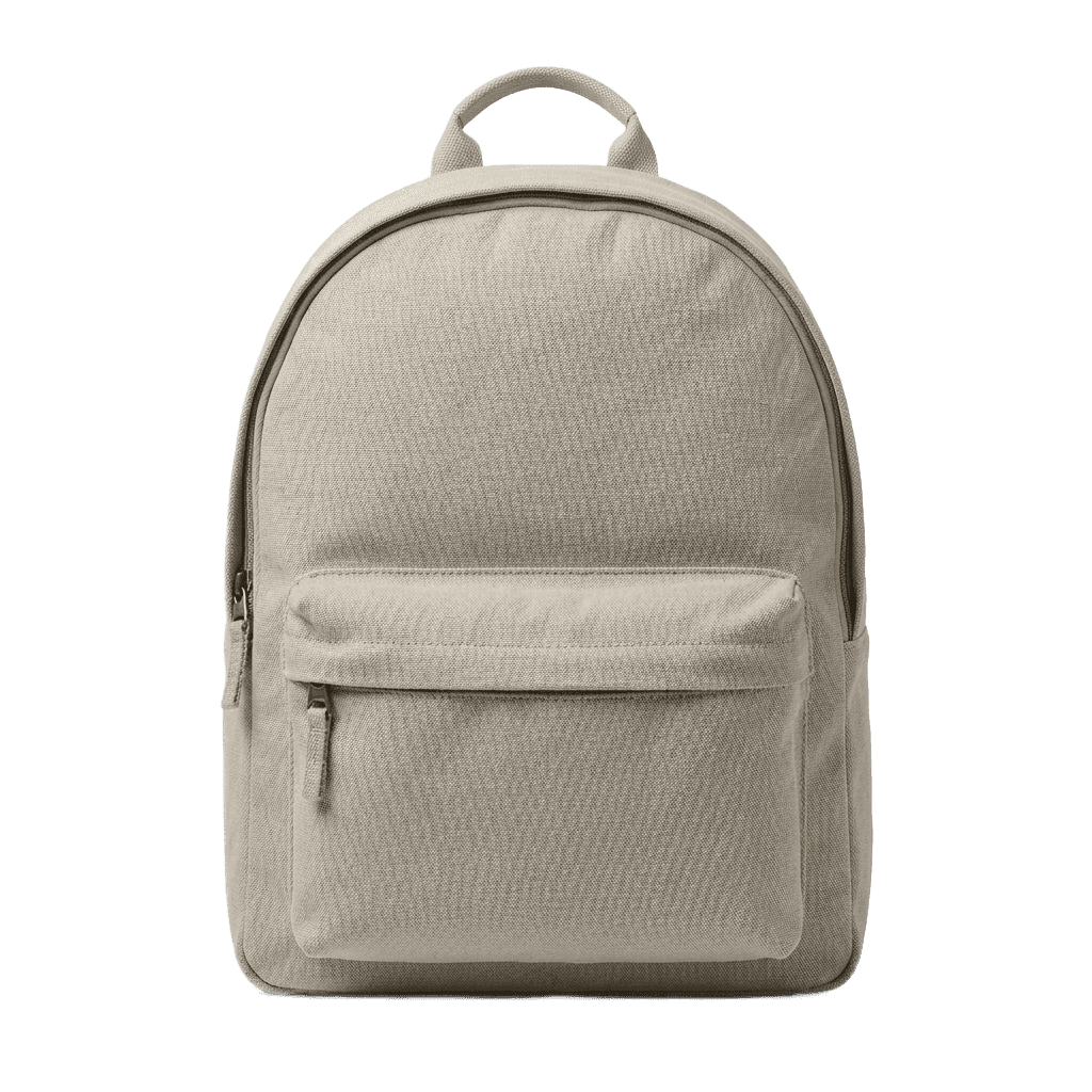 Khaki Canvas Backpack