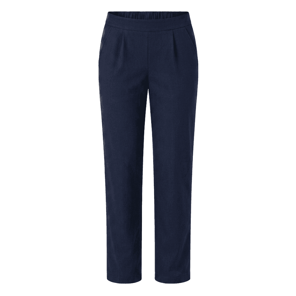 Navy Blue Straight-Leg Scrub Bottoms