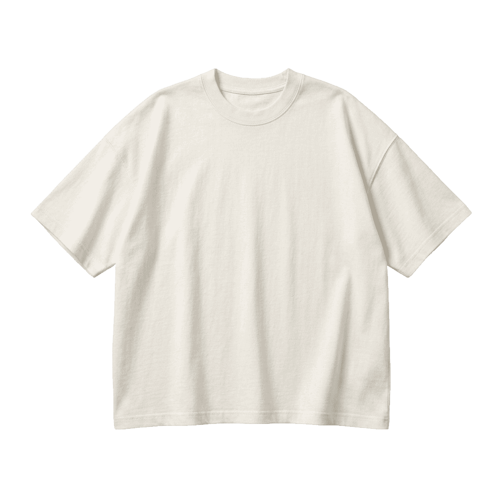 oversized drop shoulder T-shirt