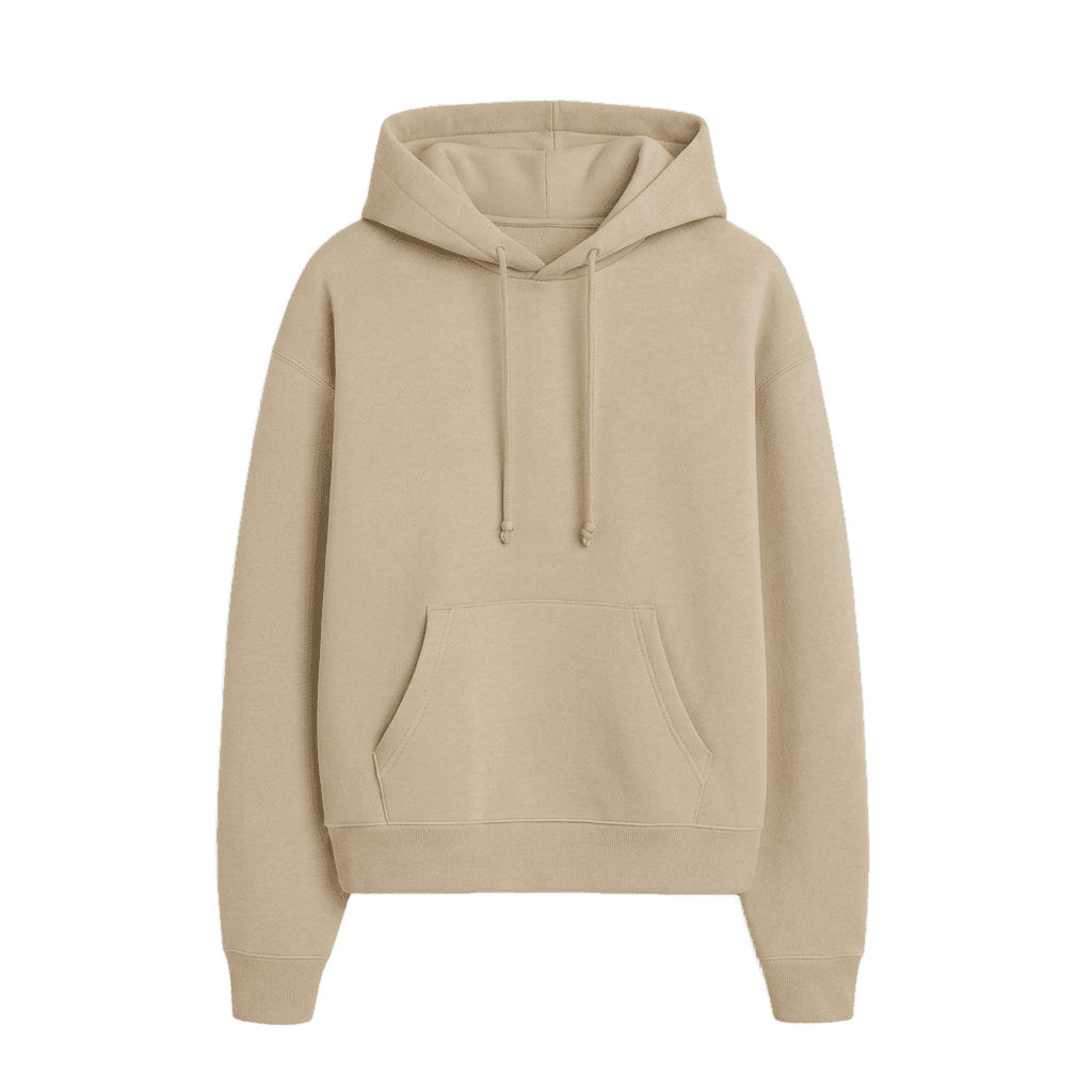 Sand Heavyweight Oversized Hoodie