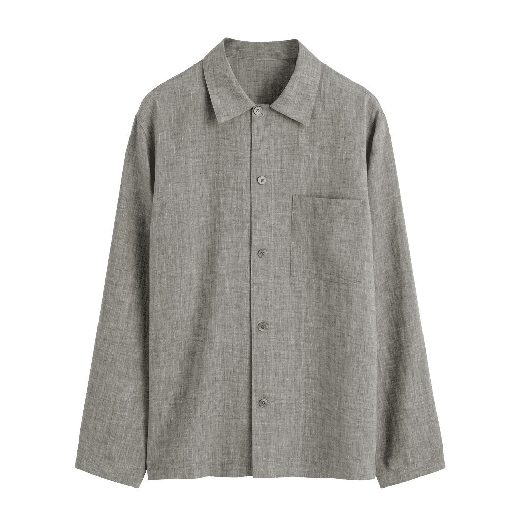 Grey Linen Shirt