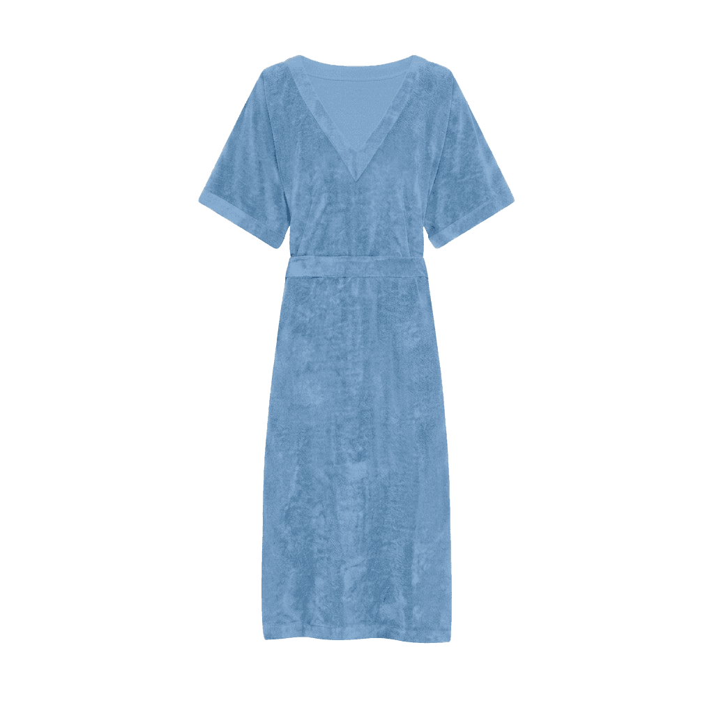 French Blue Towelling Dress