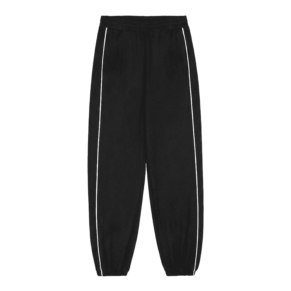 Black Side-Stripe Jogger