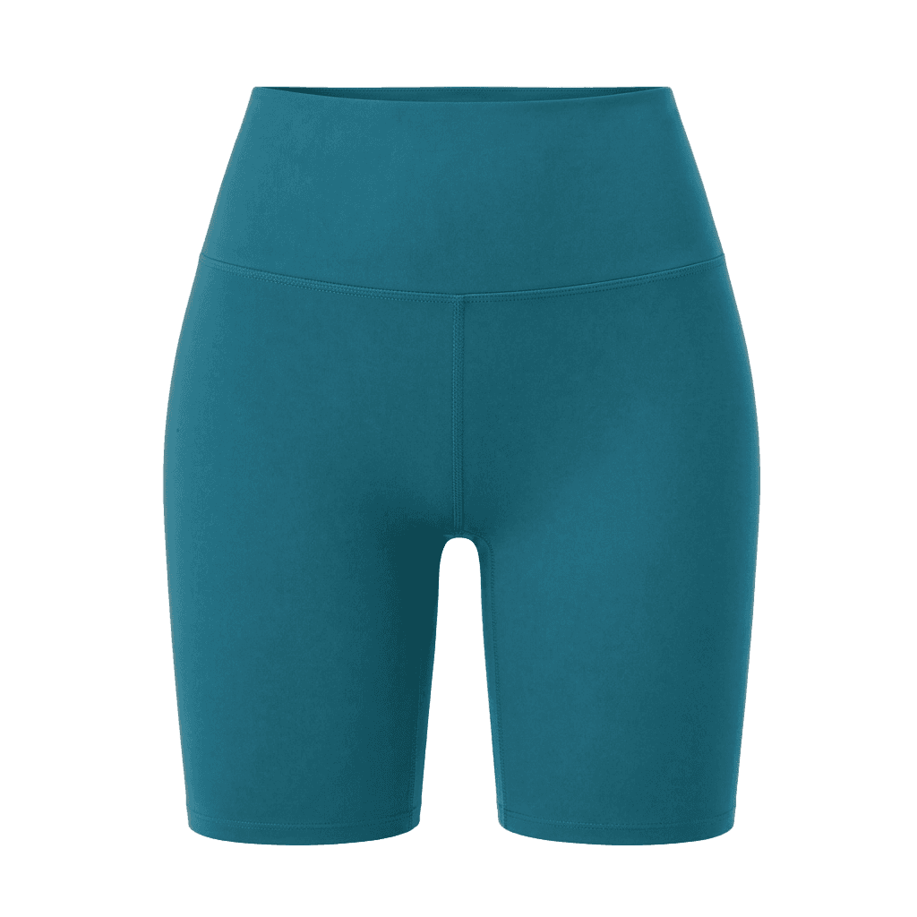 High-Waisted Mid-Thigh Biker Shorts