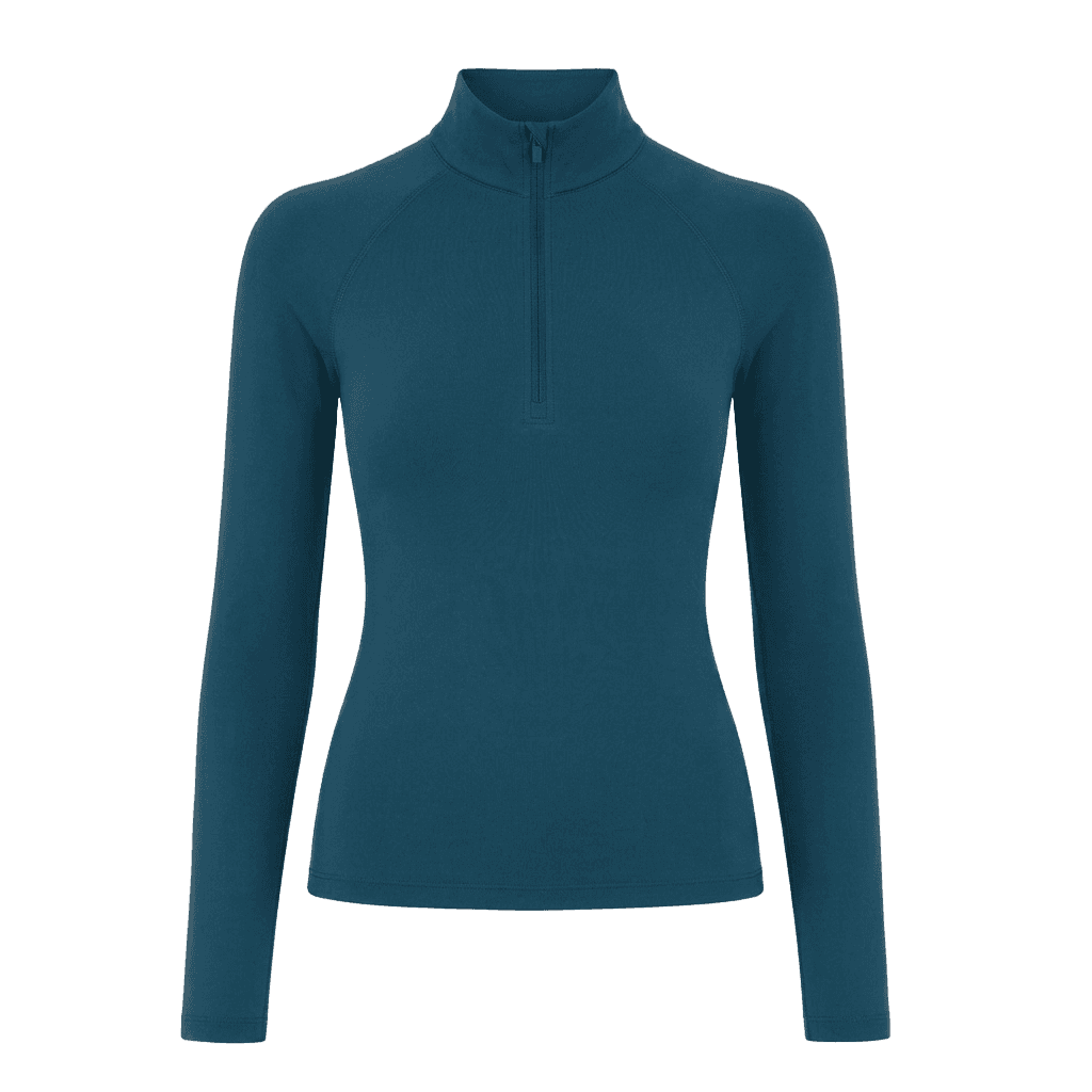 Mock-Neck Performance Top