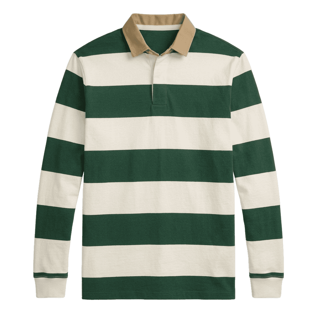 Wide Striped Rugby Shirt