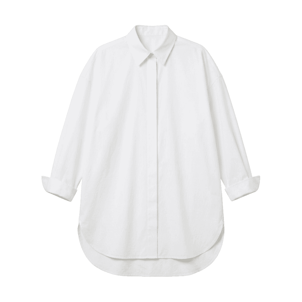 Oversized Poplin Button-Down
