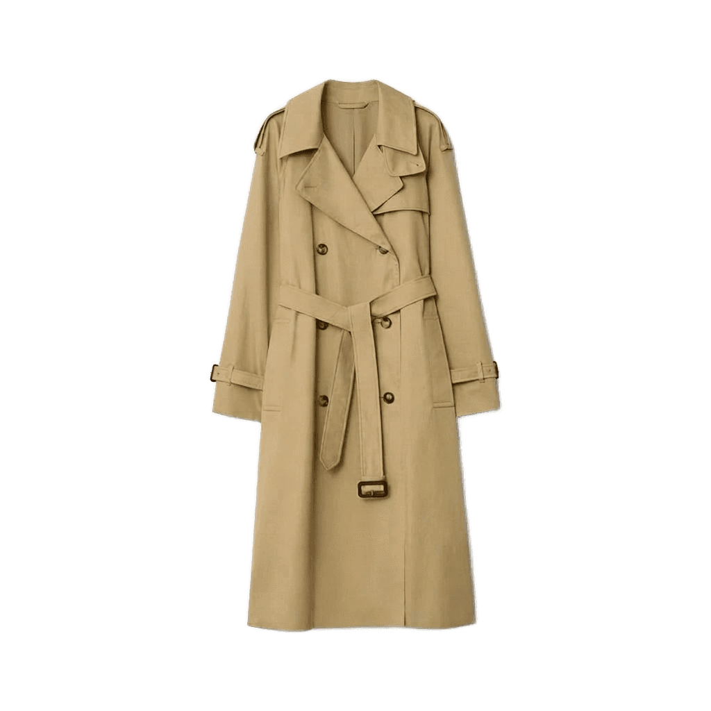 Honey Khaki Classic Trench Coat