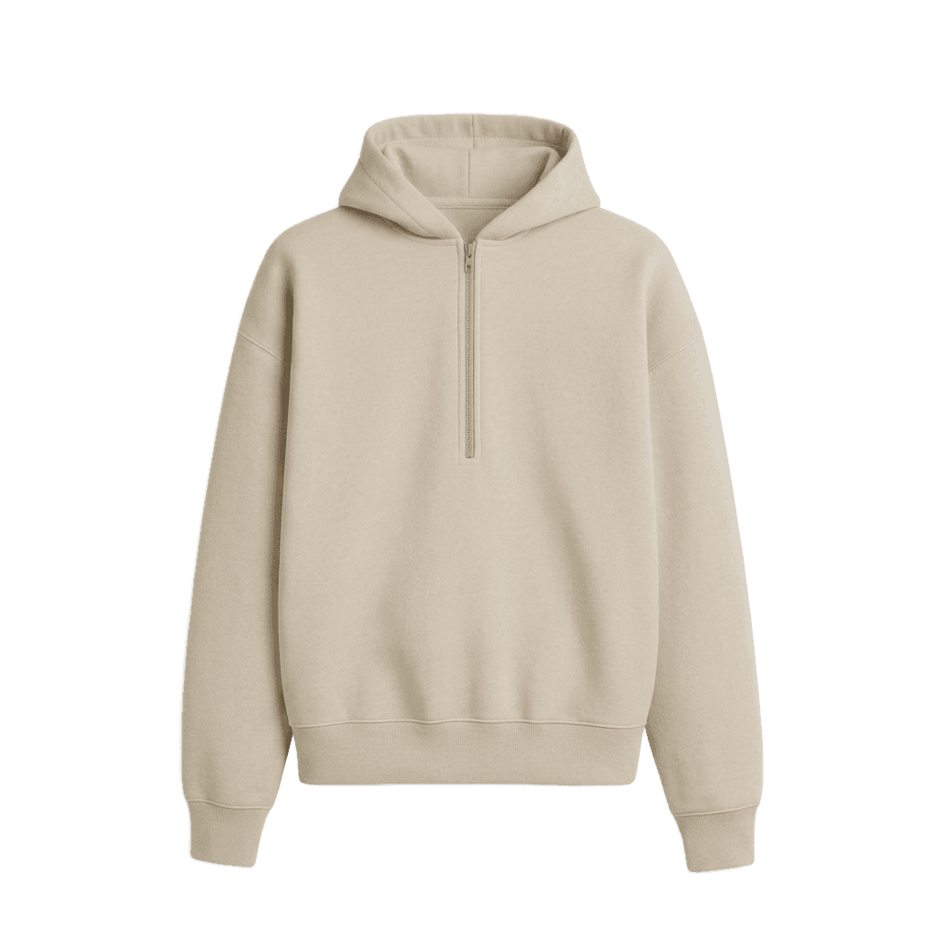 Relaxed Quarter-Zip Pullover